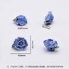 Artesanato em Cerâmica Acessórios de Flor Decorativa Flor de Hibisco Criativa DIY Três Folhas Enfeites Atacado Joias Feitas à Mão