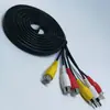 Cable de Audio 3RCA Macho-3RCA Hembra Cable de Audio Cable AV Tres a Tres (Chapado en oro) Cable de Loto