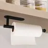 Portarrollos de Papel para Pared sin Taladro, Portarrollos Extendido de Plástico para Toallas de Papel, Estante de Almacenamiento para Sala de Estar y Cocina