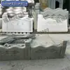 Molde para Pedra de Passagem Pisos de Pátio de Jardim Cerca de Cimento de Pátio Azulejos de Flores Canaleta de Legumes Ferramenta de Polimento de Plástico