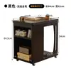 Mesa de Centro Móvil Madera Maciza Plegable Mesa Lateral de Sofá Sala de Estar Taburete Doméstico Taburete Apilable Mesa de Té Simple