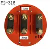 Caja de terminales de motor trifásico poste 110/132KW redondo 6 agujeros orificio de salida tornillo de poste alto y bajo Y2-315355 accesorios