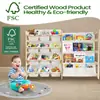Estantería de almacenamiento de varios niveles para juguetes infantiles Estante de clasificación de juguetes para jardín de infantes Estante organizador móvil de varios niveles