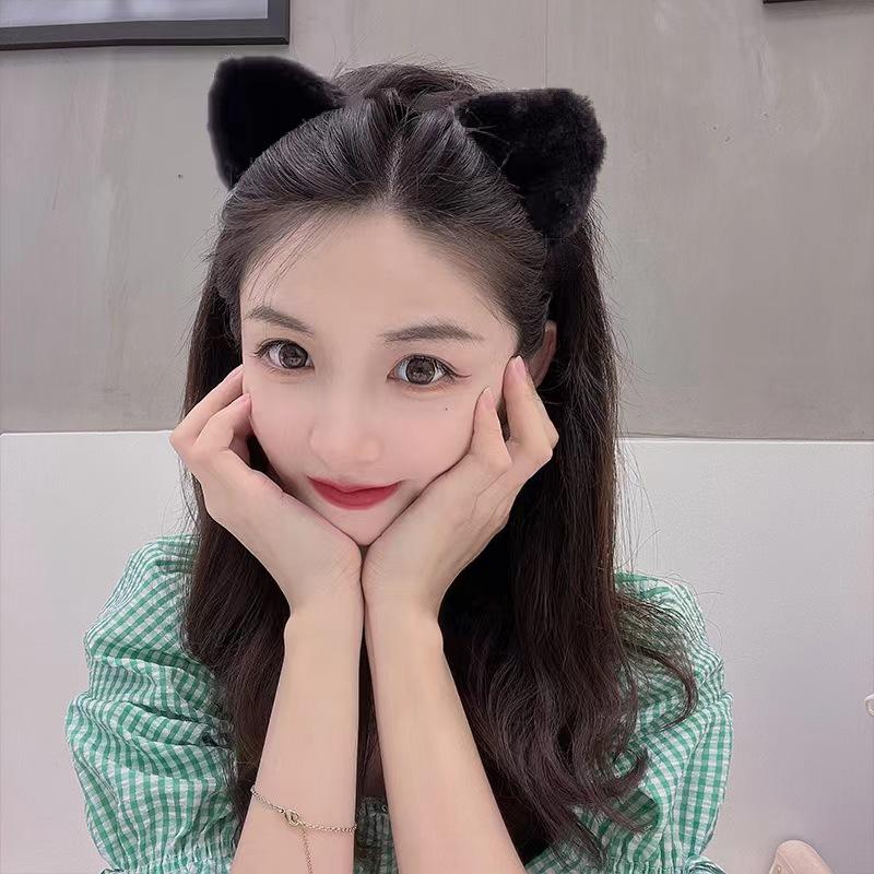 明星同款猫耳朵发箍