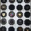 Etiquetas Decorativas Parche de Retazos DIY para Zapatos y Sombreros Camisas Polo Personalizadas para Hombre Empaque Etiqueta de Transferencia Térmica de Cristal Cuero de PU A15860