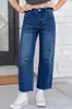 AliExpress 2026 Otoño Moda Europea y Americana Ropa de Mujer Jeans Sueltos Casual Rectos Simples Jeans Lavados