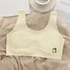 Ropa interior de seda helada para niñas en verano, para estudiantes de primaria de 6 a 12 años, chaleco transpirable y ligero para niños en su período de desarrollo