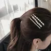 Grampo de Pérola de Uma Palavra Pente de Cabelo Combinação Grampo Lateral Acessório de Cabeça Moda OL Celebridade da Internet Novo Pente de Cabelo Artesanal Grampo Lateral Acessórios de Cabelo
