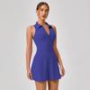 Verano Nuevo Vestido Deportivo Ajustado Adelgazante de Cintura Alta para Mujer para Correr Golf Tenis Transpirable Mono de Yoga