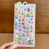 Pegatinas de Gemas de Diamante Hermosas Estilo Japonés Dibujos Animados Relieve Estéreo 3D Pegatinas Decorativas DIY para Niños y Niñas Funda de Teléfono Móvil