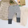 Leggings para Bebé Primavera y Otoño Estilo Coreano Nuevos Pantalones de Algodón para Niño Pequeño Elásticos Largos Unisex Pantalones Harem para Bebé Pantalones para Trasero Grande