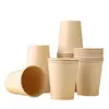 Taza de Agua de Tronco Personalizada Banquete de Bodas Boda en Casa Taza Suministros de Boda Papel Kraft Engrosado Vaso de Papel Desechable de 200 ml