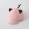 Gorro Personalizado para Bebé Niño de 2 Años, Gorra de Béisbol Infantil para Otoño e Invierno con Orejitas Lindas, de Felpa y Cálida, Gorra tipo Pato Linda para Niña