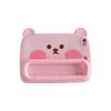 Capa protetora iPad10 iPadPro11 urso de desenho animado Air4567 silicone Air11 macio 9.7 anti-queda 10.2 polegadas