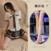 Lencería Sexy Atuendo de Estudiante Uniforme JK Falda a Cuadros Set de Juego de Rol Estilo Estudiante Ajustado Estilo Chica Linda
