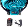 Nuevo Ventilador Eléctrico de Litio Portátil Recargable de 12 pulgadas Multifuncional Estilo Camping al Aire Libre Pesca Doméstico Ventilador Eléctrico de Escritorio