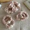 Goma para el pelo de perla rosa simple coreana para mujer, goma de pelo de alta elasticidad, cuerda duradera para coleta, banda de goma, accesorios para el pelo