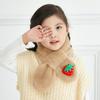 Bufanda infantil imitación pelo de conejo versión coreana de boomers bufanda de peluche para bebé en otoño e invierno engrosada cálida para bebés