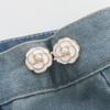 Pantalones Camelia Cintura Ajustada Artefacto Jeans Cintura Grande Cambiar Pequeña Cintura Ajustada Artefacto Botón Ajustado de Cintura Removible