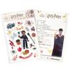 Pegatinas Planas de Washi Temáticas de Harry Potter para Diarios, No Necesitan Cortarse, Lindos Diseños de Dibujos Animados con Harry, Hermione y Malfoy