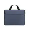 Bolsa de ombro executiva de cor sólida em estoque de fábrica, bolsa de mão impermeável de nylon de 15 polegadas para iPad e laptop