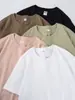 Camiseta de Algodón Puro 200g Siro-Spun Mejorada Demonio de Fuego, Cuello Redondo, Corte Holgado Casual, Transpirable de Tacto Frío Manga Corta, Unisex
