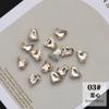 Nueva manicura de seda de alta calidad, broca para uñas puntiaguda, súper brillante, color champán claro, forma especial, corazón torcido, roca, azúcar, grasa, cuadrado, cristal, diamante.