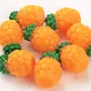 Colgante Llavero 3D Fruta Realista Grande Shangding con Durian, Mangostán, Pitahaya y Mango para Manualidades DIY