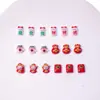 Año Nuevo Dios de la Fortuna Gato de la Suerte Dibujo Animado Accesorios para Uñas Lindos Accesorios Tridimensionales para Uñas Aretes Materiales DIY Accesorios