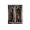 Tallado en madera de Dongyang, puertas y ventanas antiguas, celosía de madera maciza, rejas de ventana estilo chino, recortes de ventana envejecidos, estilo vintage, hecho a medida para salas de té