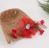 2025 Chapéu de Rede Feminino Ruili Acessórios Broche Estilo Coreano Corsage Flor de Roupa Versátil Fonte Direta 1179
