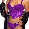 2023 nova alça renda sexy sexy lingerie duas peças sexy L2435