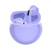 Novo Fone de Ouvido Bluetooth Pro6 Estéreo Sem Fio Binaural TWS Intra-auricular Macaron J6 Sexta Geração