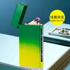 Novo acendedor eletrônico à prova de vento com sensor de toque de dupla arco a laser, recarregável, alto valor de cor, venda por atacado