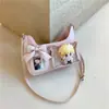 Bolsa Ita de Moda Estilo Japonés, Nueva Bolsa Cruzada Adorable con Lazo para Niñas, Bolsa Diaria para Viajes, Bolso de Hombro Casual