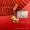 Nuevo Modelo Oro Puro 999 "Hazte Rico al Instante" Año del Caballo Llavero, Cadena para Teléfono, Colgante para Bolso, Regalo Amistoso, Disponible para Venta al por Mayor