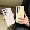 Adecuado para funda de teléfono Samsung S25 nueva tipo pudín de dopamina, funda protectora TPU S26 con agujero grande, funda transfronteriza A36