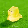 Micro Paisagem Desenho Animado Fofo Dinossauro Animales que Brilham no Escuro Figuras DIY Decoração de Saquinho Surpresa Acessórios Ornatos de Resina para Mesa