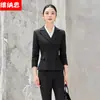 Traje Formal de Doble Botonadura para Mujer, Colección Primavera-Otoño 2026, Ropa Profesional Formal para Salón de Belleza y Recepción de Hotel