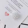Accesorios para joyería DIY al por mayor flores tridimensionales exageradas tejidas con cuentas hechas a mano accesorios de pendientes de copo de nieve de cristal transparente