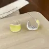 Pendientes de verano versátiles y frescos con diseño de gota de aceite, personalidad de nicho, sensación de alta gama, diseño dulce y lindo para mujer