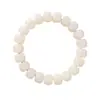 Pulsera Popular Natural de Bodhi Cuentas Barril Cuentas Manzana Corte Recto Círculo Único Juguete de Cuentas de Raíz de Bodhi Blanco Cuentas de Buda