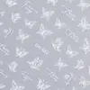 Pegatina de mariposa pintada a mano para uñas, mariposa simple retro en blanco y negro, pegatina de uñas tridimensional con joya DH681