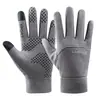 Luvas de outono e inverno para atividades ao ar livre, com toque quente de veludo, à prova d'água, para homens e mulheres, antiderrapantes, para dirigir, correr, andar de bicicleta, corta-vento, atacado