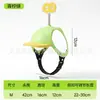 Divertido mini casco de motocicleta con temática de mascotas para perros pequeños, casco de seguridad ajustable para patinete eléctrico con una decoración con letras con resorte
