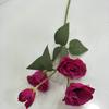 Suministro de Fábrica Flor de Simulación Platycodon grandiflorum Decoración de Boda de Hotel Flor de Seda Cabeza de Flor Flor de Simulación de Plástico