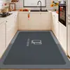 Tapete de Piso para Cocina de Lodo Diatomeas Antideslizante Impermeable Absorbente de Agua Limpiable Sin Lavar Felpudo Resistente a la Suciedad para Entrada Alfombra de Cobertura Total Envío Gratis