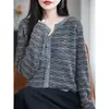 Nuevo suéter de punto para mujer estilo otoño e invierno inspirado en Chanel, cuello semiabierto, manga larga, lana fina, con bloques de color, top tipo jersey