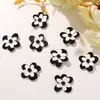 Parche de Tela con Lentejuelas Blancas y Negras y Perlas Hecho a Mano Estilo Coreano Flor de Margarita Parche para Zapatos con Agujero DIY Flor para Zapatos Parche para Ropa Accesorios de Parche