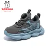 Sapatos Infantis Bobodou Sapatos para Meninos Primavera e Outono Novo Malha Respirável Tênis Esportivos Infantis para Meninos Leves Solado Macio Tênis de Corrida
